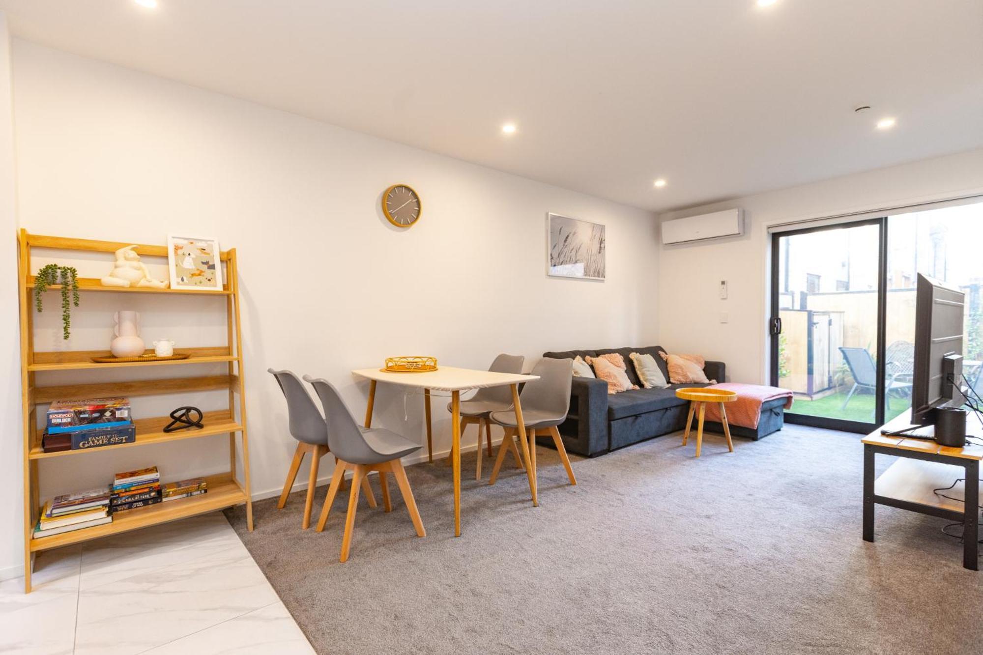 Ferienwohnung Entertaining Townhouse By Little High Eatery Christchurch Exterior foto